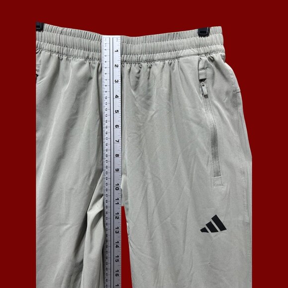 Adidas - Men's Mid-Rise Workout Pant - Light Green - Small - Picture 7 of 16